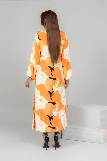 FABRIC PRINTED STONE LILEN