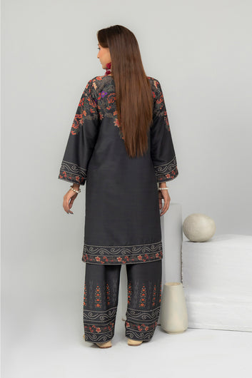 02 Pcs Bana Dora Printed Shalwar Kameez
