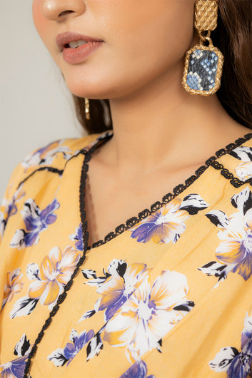 FABRIC PRINTED STONE LILEN