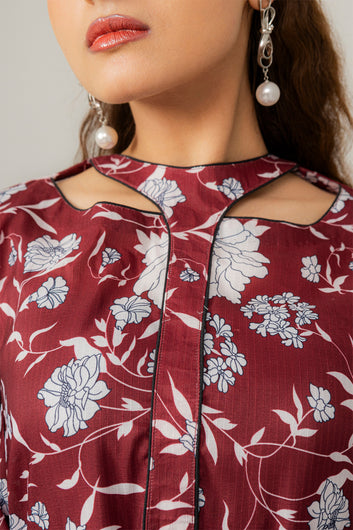 FABRIC PRINTED STONE LILEN